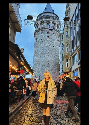 Kahverengi Elbise - Görsel 7