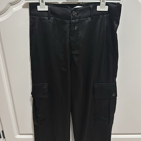 Zara Zara saten kargo pantolon
