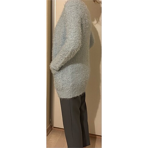 Forever 21 Bebe mavisi tüycüklü hırka