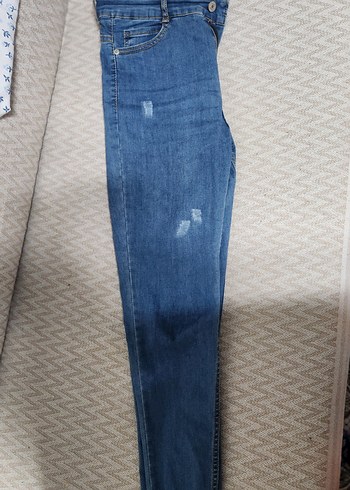 Kadın Mavi Regular Fit Midi Kot Pantolon