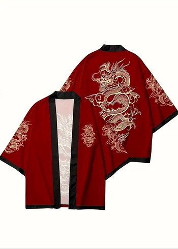 s Beden Kırmızı Kimono