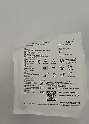 Trakeostomi filtresi 66 adet - Görsel 4