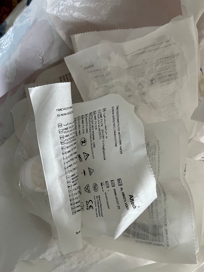 Trakeostomi filtresi 66 adet - Görsel 3