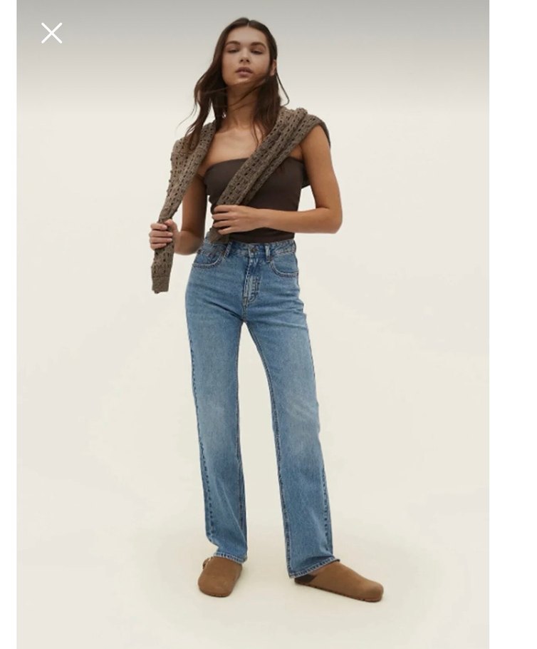 Stradivarius D98 straight fit jean - Görsel 2