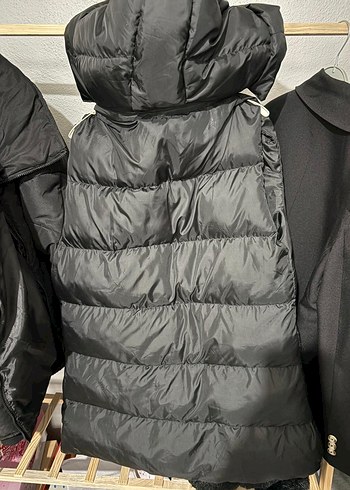 Siyah Fermuarlı Kadın Yelek - Görsel 5