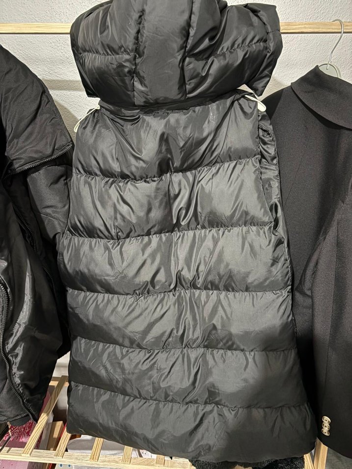 Siyah Fermuarlı Kadın Yelek - Görsel 5