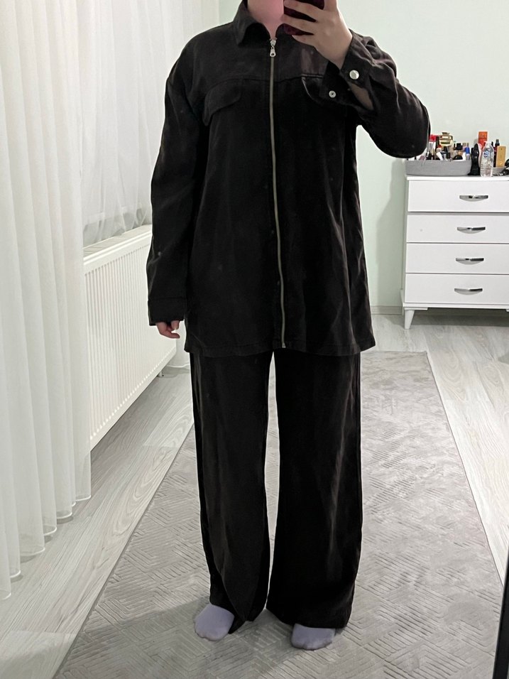 Kahverengi  ikili takım - Görsel 3