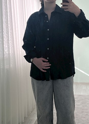 Lc waikiki lacivert kadın gömlek - Görsel 5