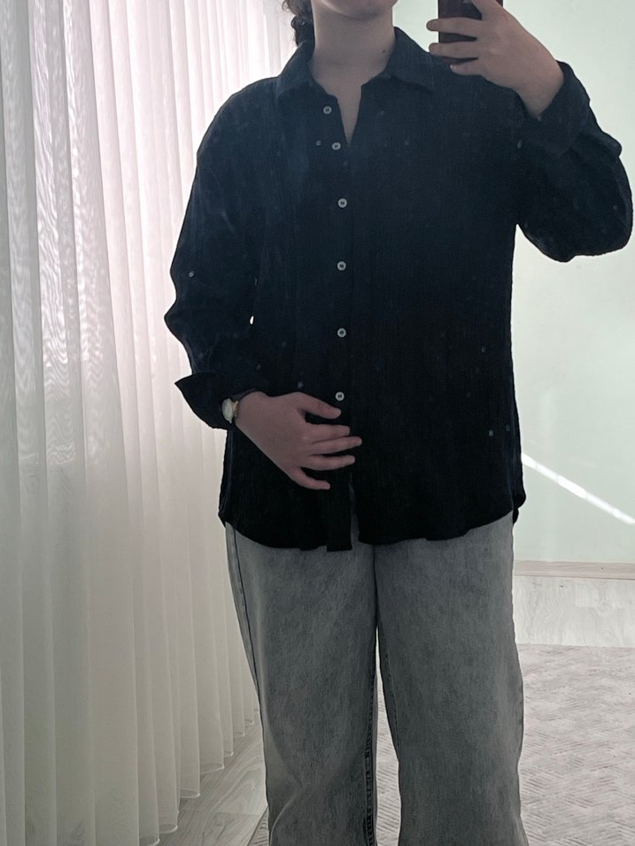 Lc waikiki lacivert kadın gömlek - Görsel 5