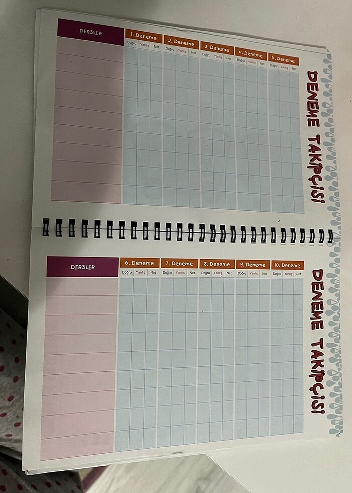 Şenol hoca ders çalışma programı/planlayıcı - Görsel 5