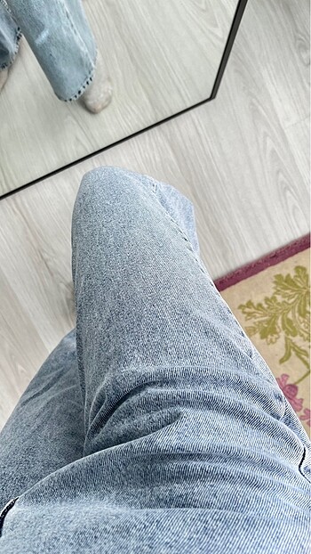 34 Beden Açık mavi wide leg jean/pantolon