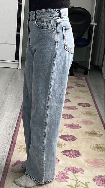 Diğer Açık mavi wide leg jean/pantolon