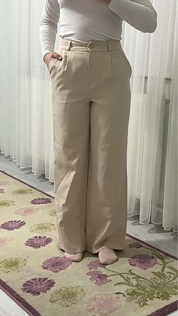 Trendyol & Milla Kumaş wide leg pantolon