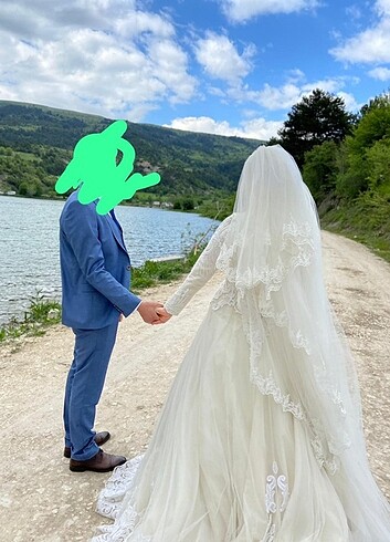 Tesettür gelinlik 