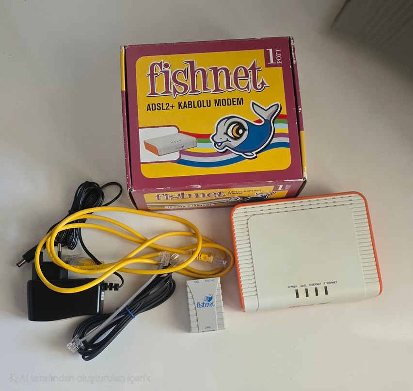 Fishnet ADSL2+ Kablolu Modem - Görsel 2