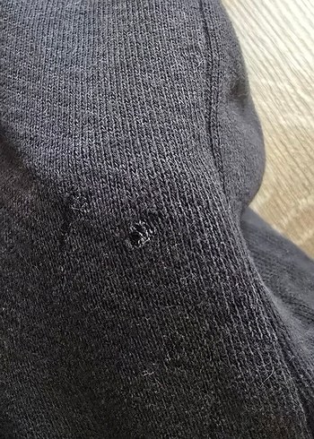 Siyah Kadın Uzun Kollu Basic Sweatshirt - Görsel 2