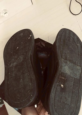 Erkek Siyah Street Wear Ayakkabı Bağcıkları - Görsel 4