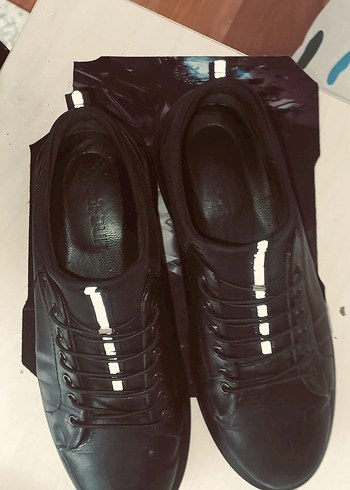 Erkek Siyah Street Wear Ayakkabı Bağcıkları - Görsel 2