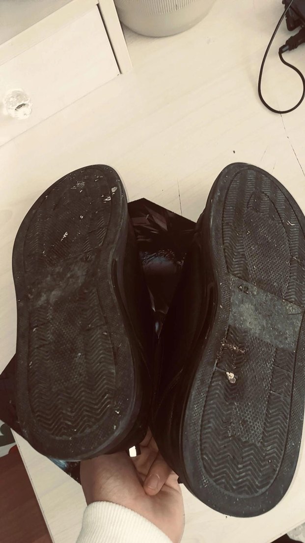 Erkek Siyah Street Wear Ayakkabı Bağcıkları - Görsel 4