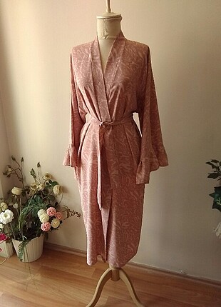 xl Beden Fırfırlı kimono 