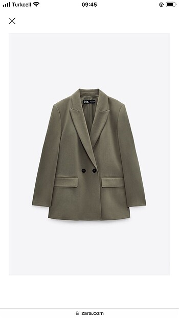 Zara blazer ceket