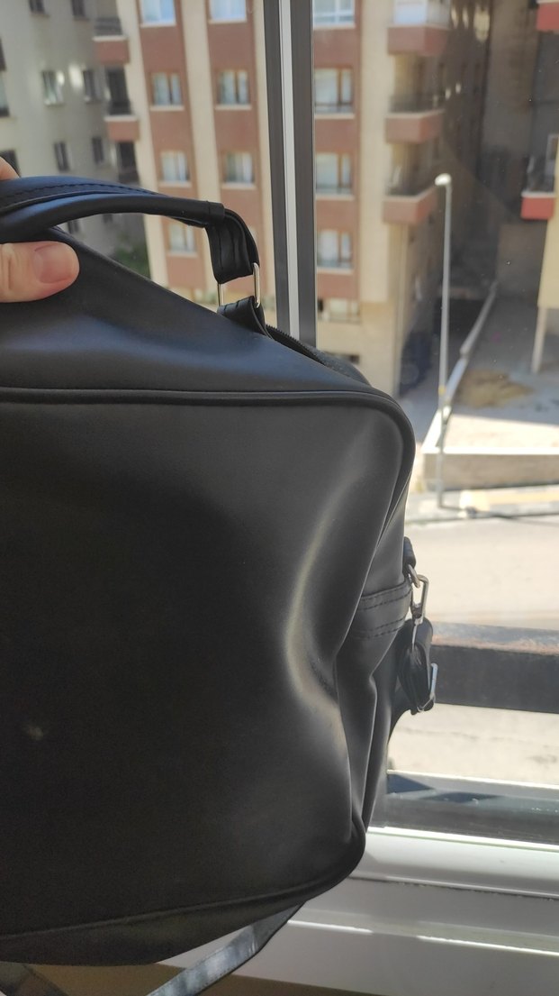 Siyah Deri çanta - Görsel 3