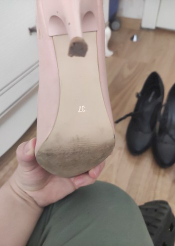 Diğer Bej Süet Kadın Stiletto Topuklu Ayakkabı