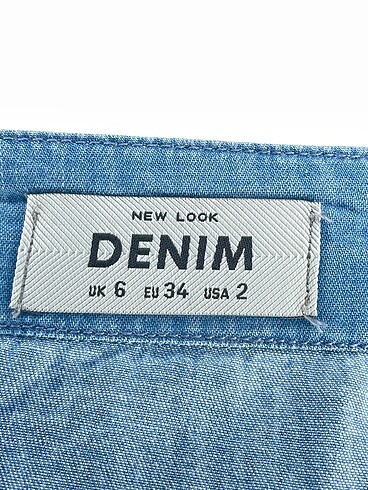 34 Beden mavi Renk New Look Kısa Tulum %70 İndirimli.