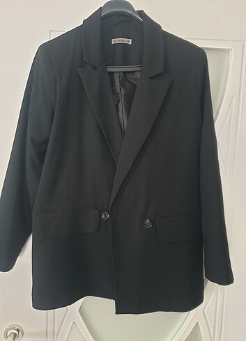 Koton Kadın siyah blazer kumaş ceket