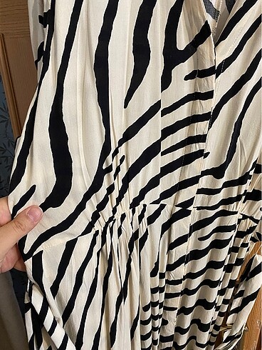 l Beden çeşitli Renk Zebra desen tiril tiril elbise
