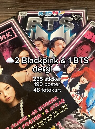 Blackpink ve BTS dergi