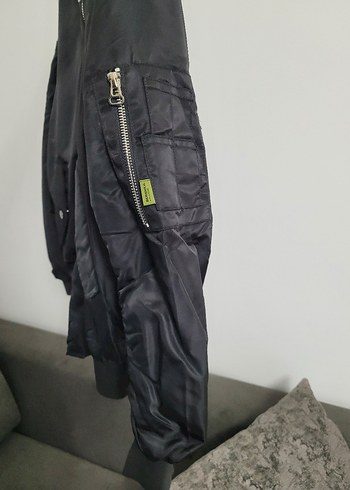 s Beden siyah Renk siyah bomber ceket bershka