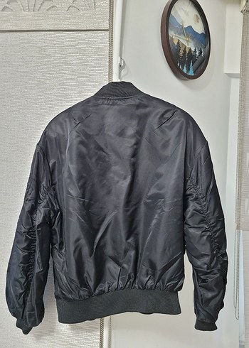 Bershka siyah bomber ceket bershka