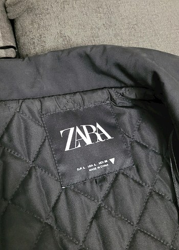 l Beden siyah Renk zara crop mont