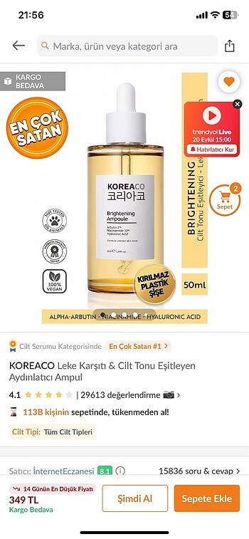 Diğer Koreaco serum