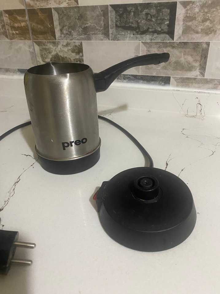 Gri Preo Elektrikli Kahve Cezvesi - Görsel 2