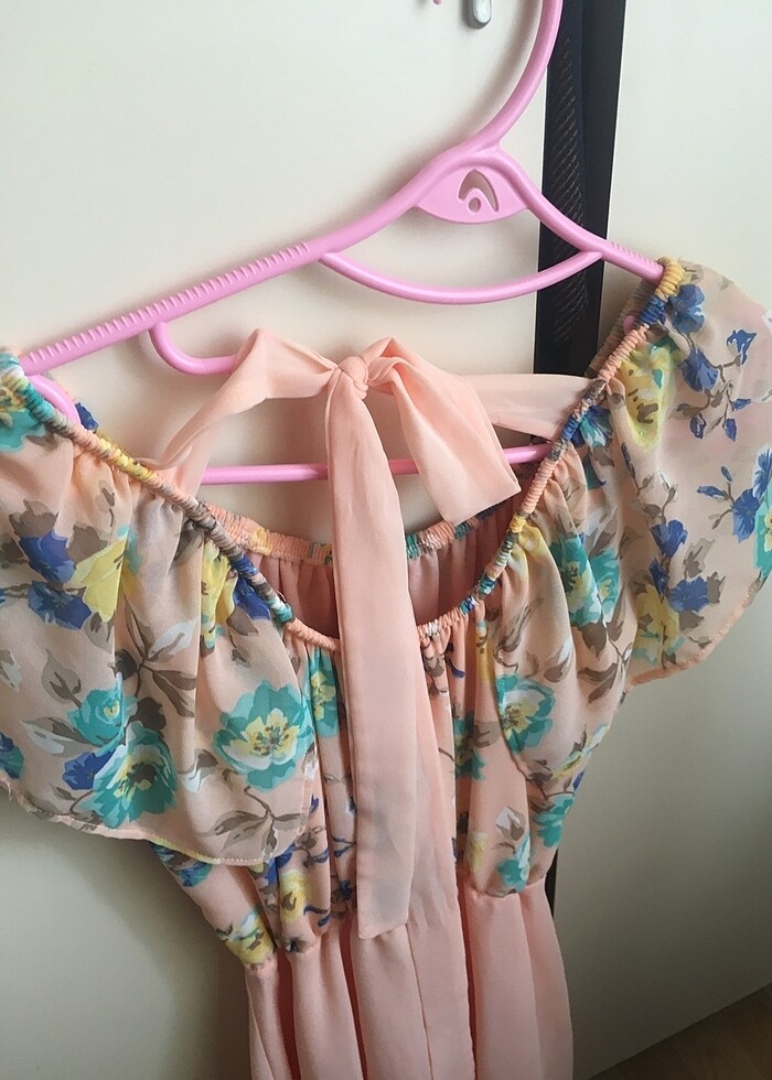 Çiçek desenli elbise - Görsel 3