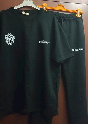 PUNCHART SİYAH ERKEK EŞOFMAN TAKIMI - Görsel 3