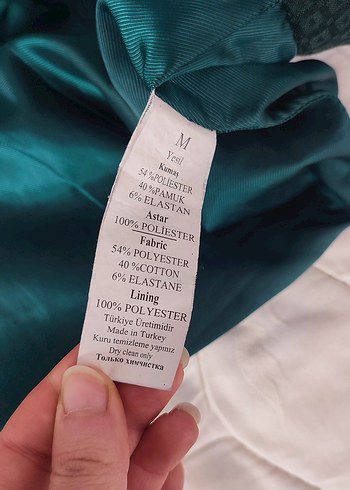 Adil Işık Yeşil Kareli Kumaş Yırtmaçlı Kalem Etek - Görsel 5