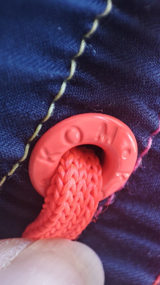 Kom Neon Çizgili Kadın Lacivert Deniz Şortu - Görsel 4