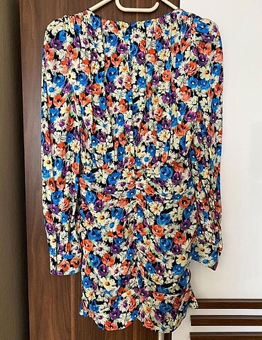 Zara Zara çiçekli kısa elbise