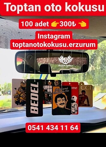 Toptan oto kokusu 100 adet 