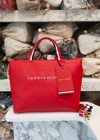 Tommy Hilfiger Beyaz Deri Tommy Hilfiger Kadın Çanta