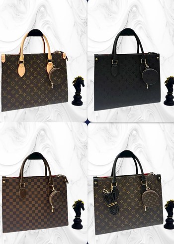 Louis Vuitton Klasik Kahverengi Deri Kadın El Çantası