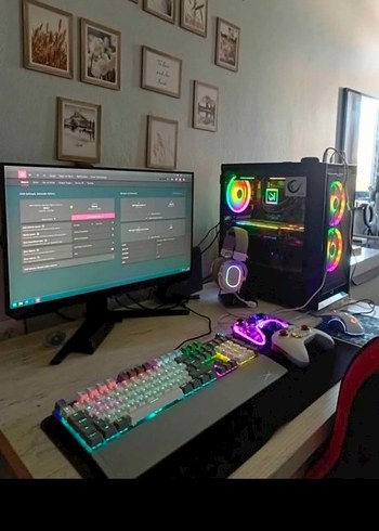 komple set gaming pc oyuncu masaüstü bilgisayarı