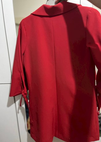 Trendyol & Milla Kırmızı Drapeli Midi Kadın Blazer