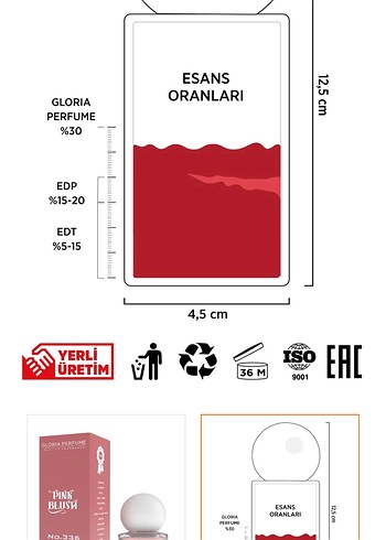 Gloria Perfume Golden Goddess Kadın Parfümü 55 ml ( çikolata ) - Görsel 2