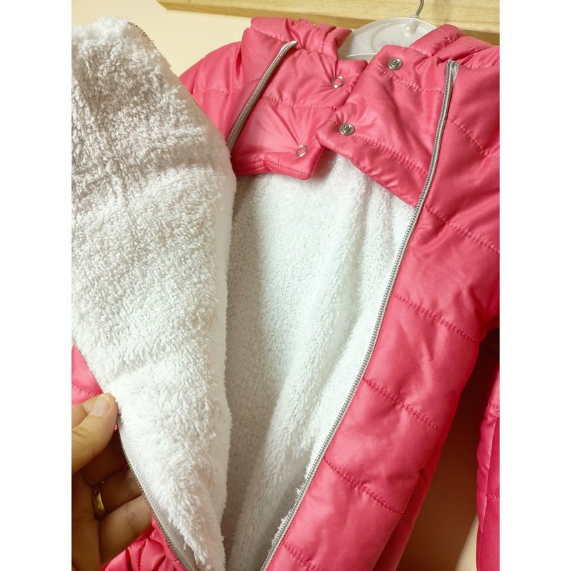 Pullu Barbie Nakışlı Çift Fermuarlı Kız Bebek Kozmonot - Görsel 3