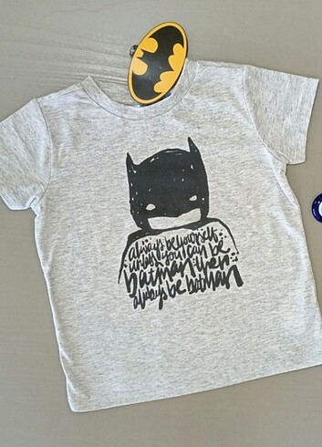 Batman Baskılı Erkek Çocuk T-Shirt