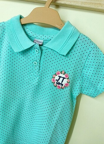 Nakış Detaylı Kız Çocuk Lacoste T-Shirt  - Görsel 2